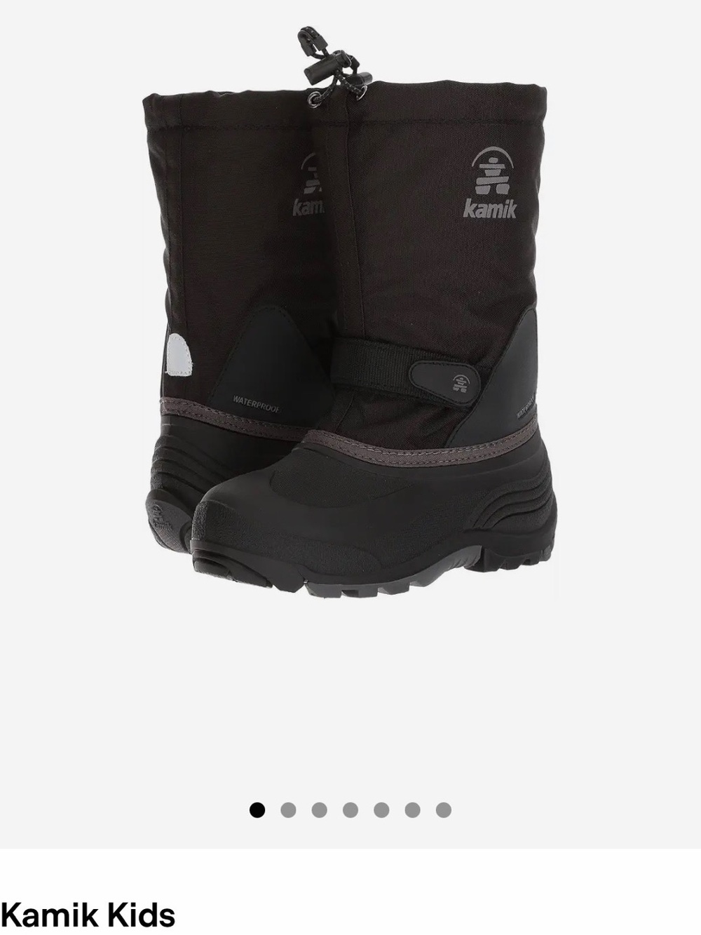 Kamik snow boots size 2 kids